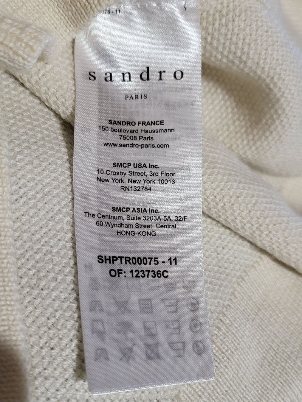 Sandro Pulls & Sweat-shirts: Pull Sandro Paris, couleur crème, taille M/L – D'occasion à Niedergösgen par Eva2410 5