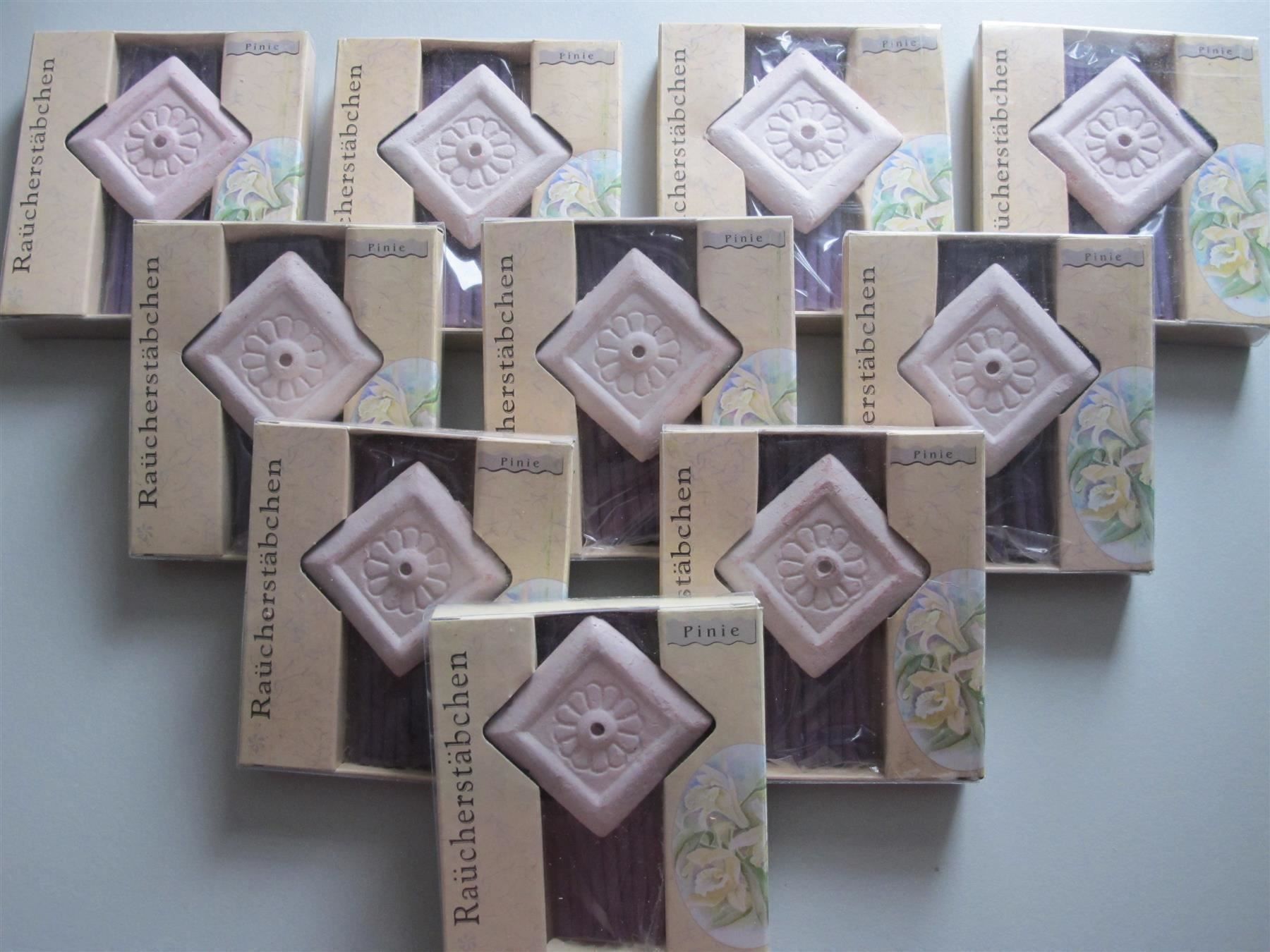 Tutte le decorazioni: 10 Sets Pinie Räuchersticks mit Halter – Nuovo (secondo la descrizione) da Langwiesen venduto da rtWebshop 6