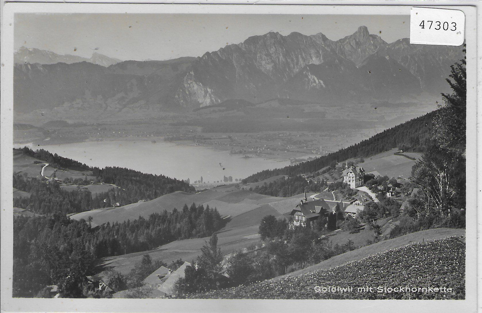 Cartoline postali: Goldiwil mit Stockhornkette – Usato da Ettingen venduto da Kartenplanet
