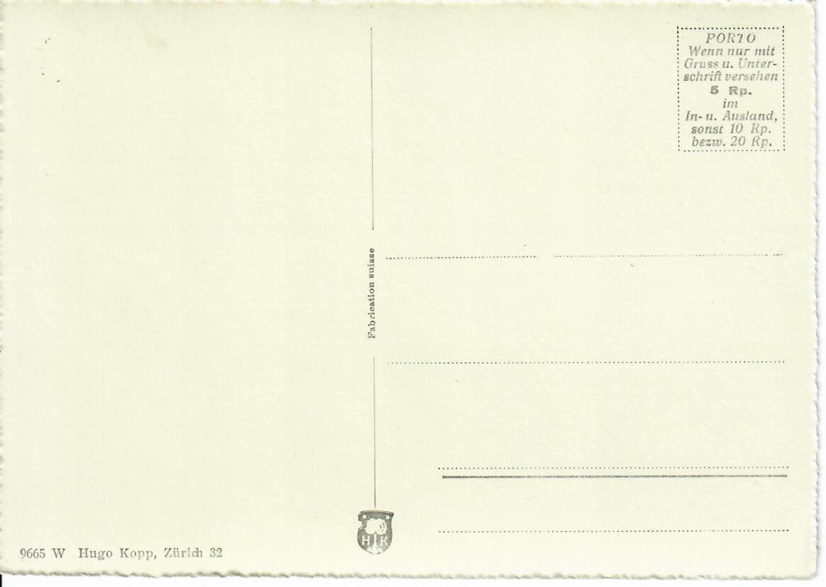 Cartoline postali: Rümikon am Rhein – Usato da Hochdorf venduto da Ziegel-16 1