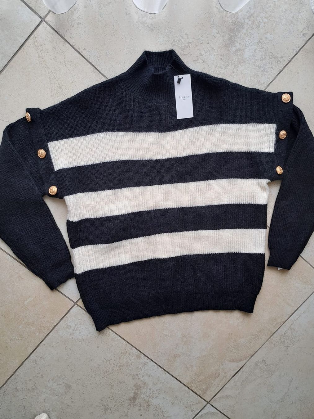 Maglioni & Felpe: toller Stehkragen-Pullover von AXARA Paris – Nuovo e nell'imballaggio originale da Neuhausen am Rheinfall venduto da mariess 2