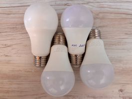 4 x SmartHome Tuya/SmartLife WIFI E27 RGBCW Glühbirnen