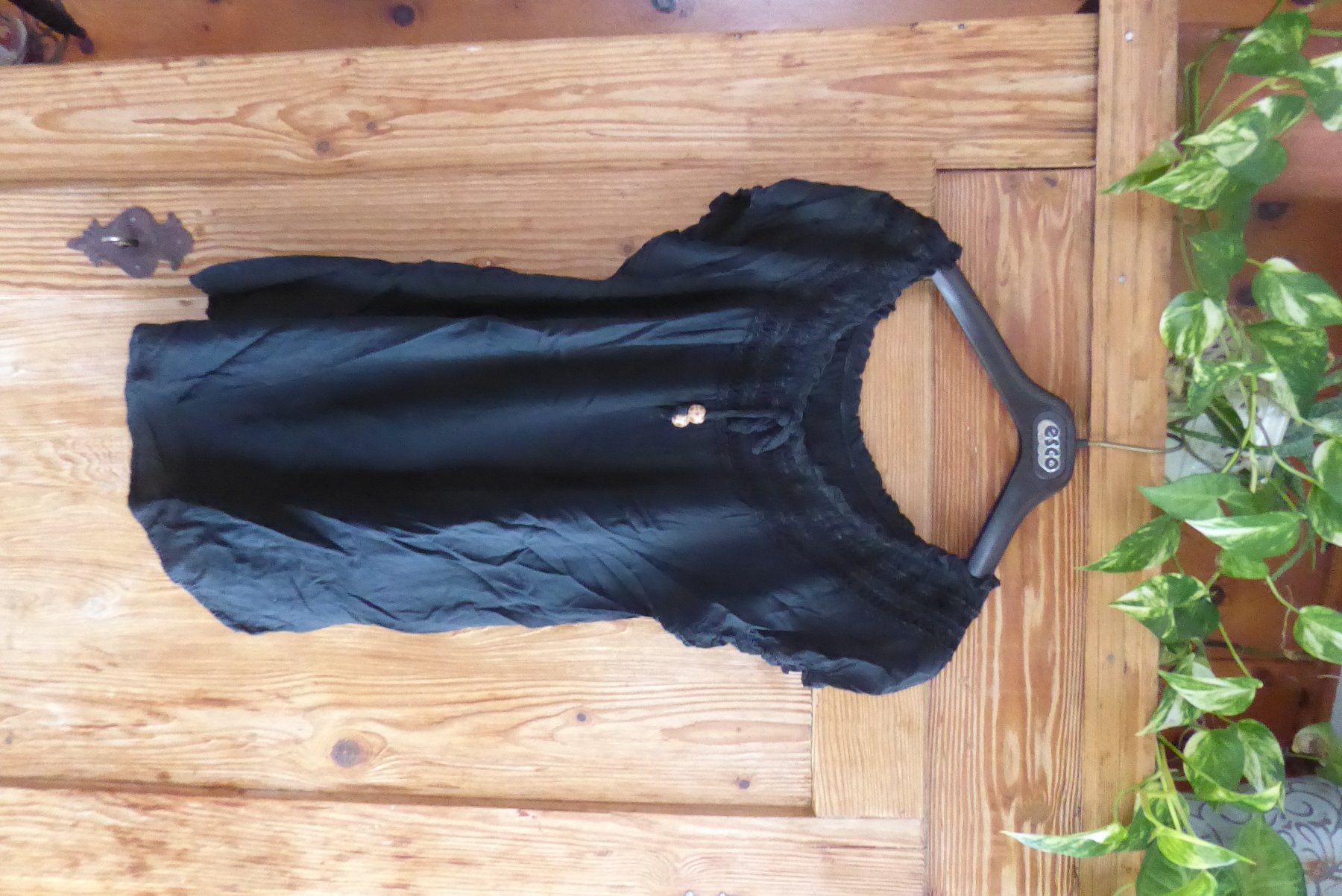 Camicette: schwarze Sommer Bluse Gr M – Usato da Sargans venduto da Benziner 3