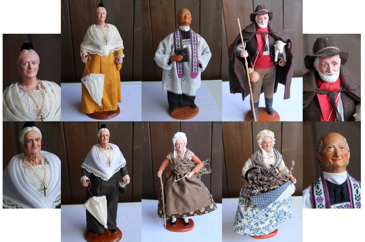 Figurines: Santon-Figuren (Gruppe) – D'occasion à Obergerlafingen par ulm13