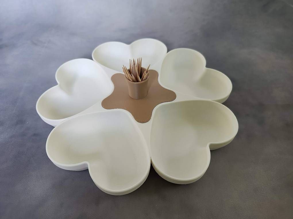 Coupes: BLUMEN-SNACKSCHALE MIT ZAHNSTOCHERHALTER – Neuf avec emballage d'origine à Basel par kon_6dyw