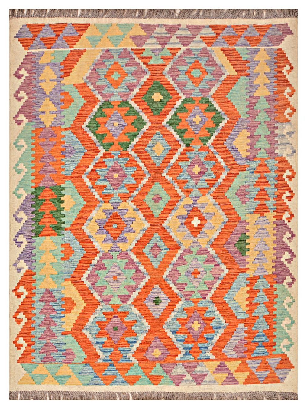 Kilim Tappeti: Oriente Kelim Teppich 150x200 Cm – Nuovo e nell'imballaggio originale da Lahore venduto da Fairways79 1