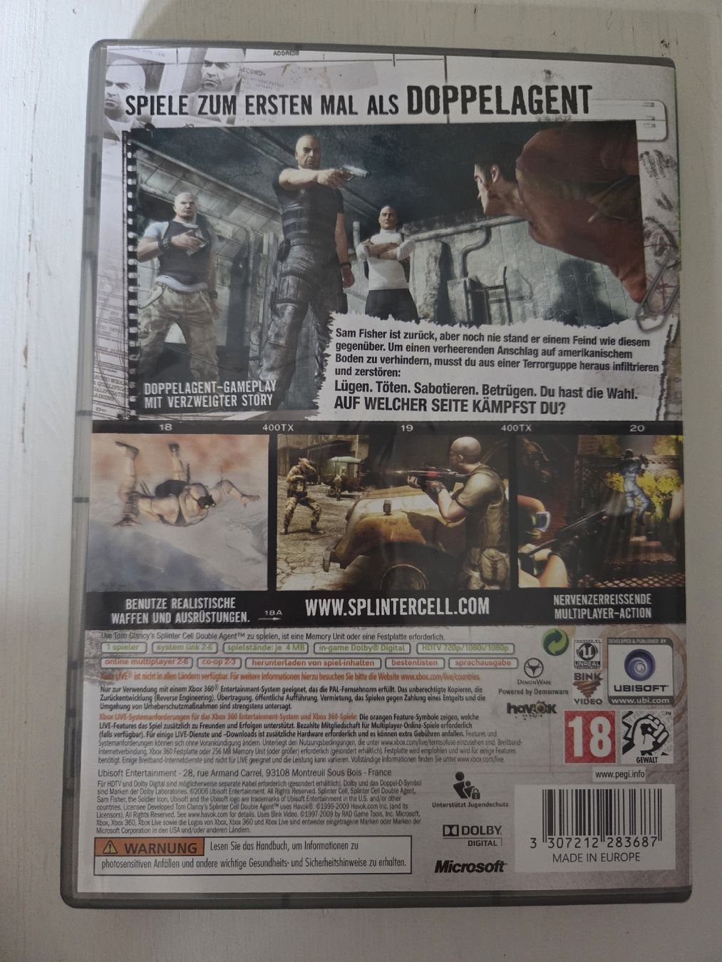 Giochi: Xbox 360 Splinter Cell Double Agent - Top Zustand! – Usato da Bösingen venduto da Gismo95 1