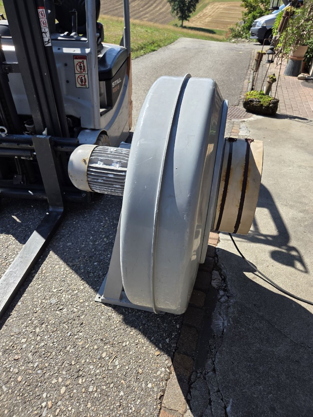 Ventilatori: Gebläse, Absaugung , Ventilator Colasit ERV 315 mit Motor  – Usato da Obersteckholz venduto da Holzofenbeck 2