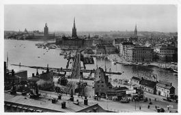 EXOTISCHE Ansichtskarten 5x STOCKHOLM 1938