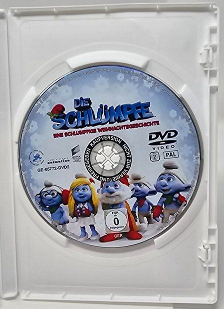 Tutti i DVDs: Die Schlümpfe - Eine schlumpfige Weihnachtsgeschichte  ©2012 – Usato da St.Gallen venduto da elk2022 1