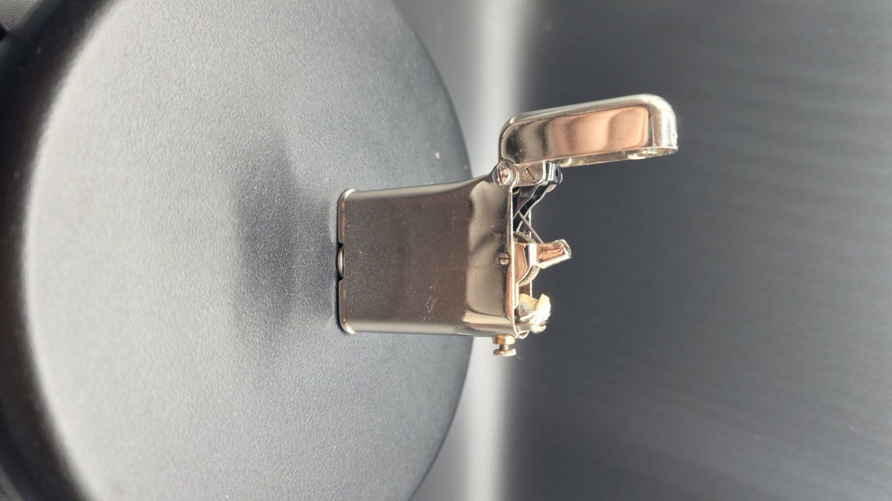 Thorens Accendini: Seltenes Thorens Feuerzeug double Claw ca. 1934 – Usato da Widnau venduto da TheOldLighters 1