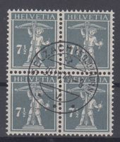 N° 138III bloc de 4 oblitéré 250.--