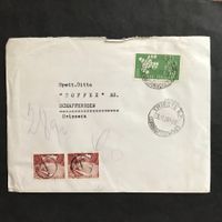 NP Brief aus ITALIEN mit T-Entwertung auf Zst 301A (im Paar)