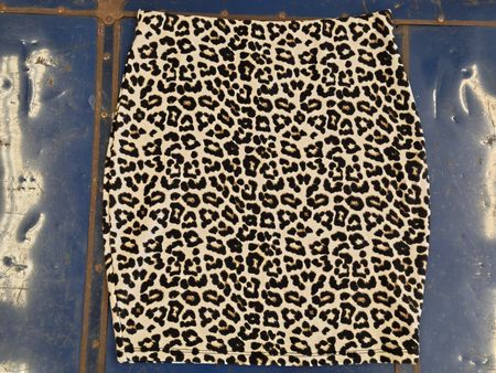 Rock Damen Amisu Leo-Print EU 34 neuwertig