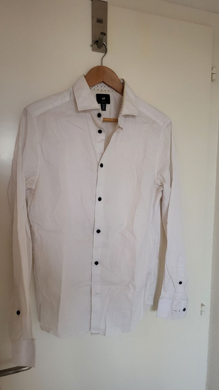 H&M Camicie: Chemise blanche H&M, Taille M – Usato da Villars-sur-Glâne venduto da ism_5yyv