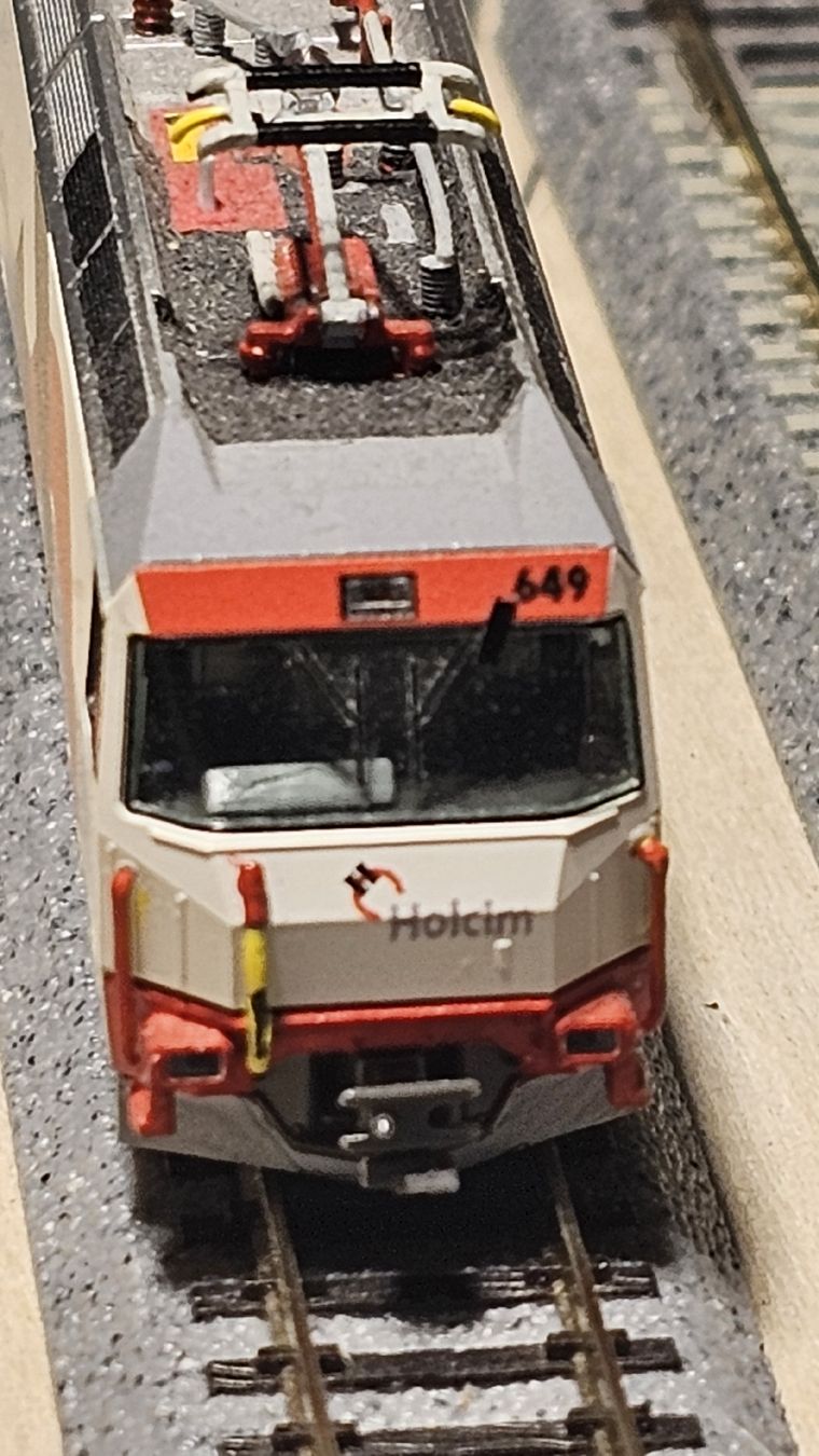 Kato 7074064 RhB Ge 4/4-II 649 Holcim Digital Top selten so