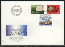 1984, FDC, Sonderpostmarken I (Nr. 705–707)