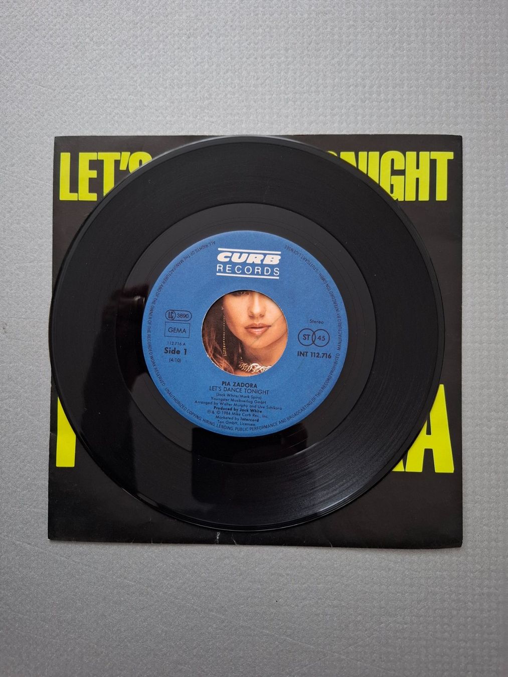 Vinyles: Pia Zadora - Let's Dance Tonight – D'occasion à Arbon par pendulum 1