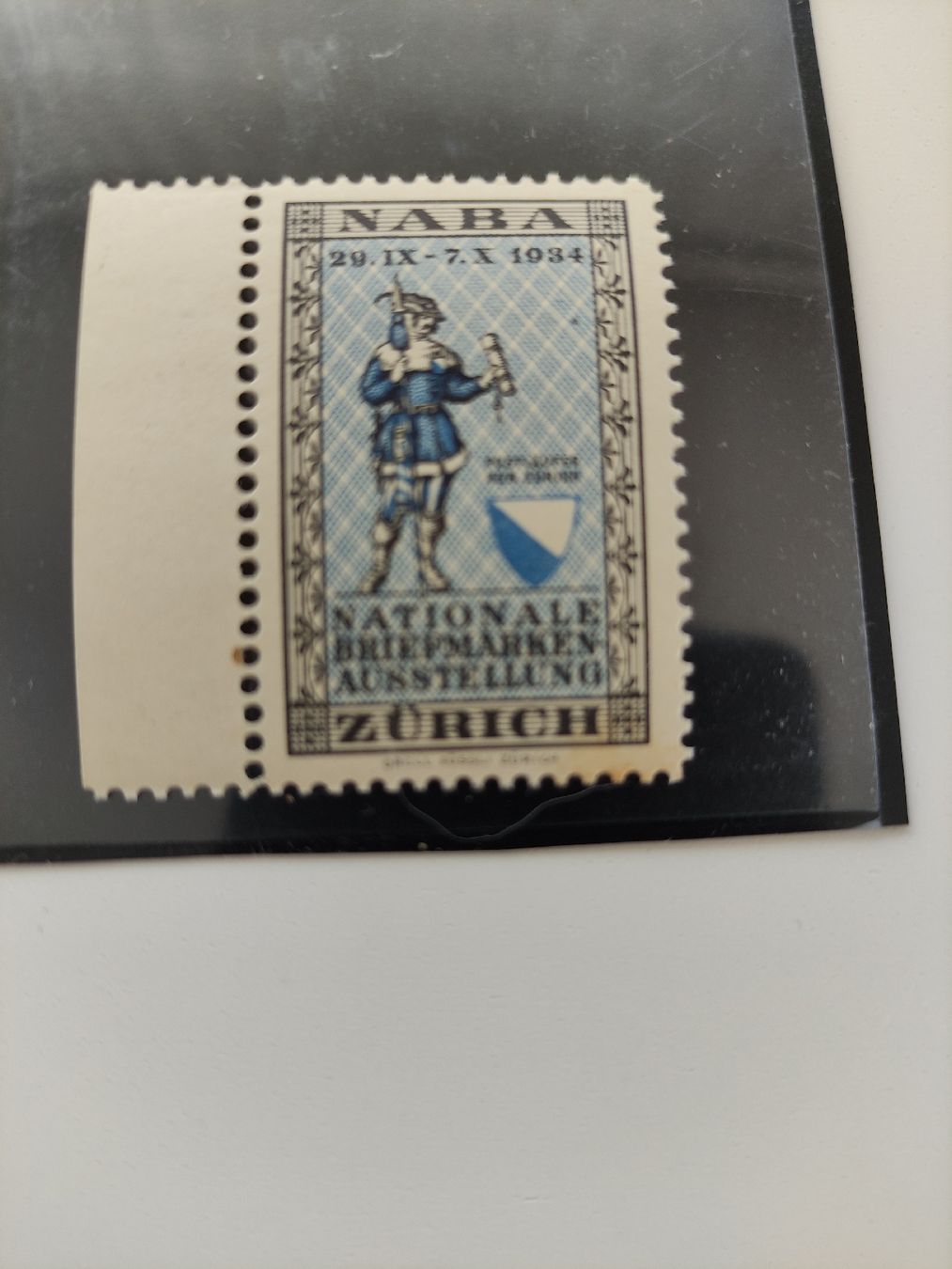 Alle Briefmarken: Vignette NABA 1934 Zürich – Neu (gemäss Beschreibung) aus St. Gallen von Pintador