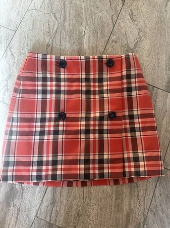 Acne studio plaid mini skirt size 36