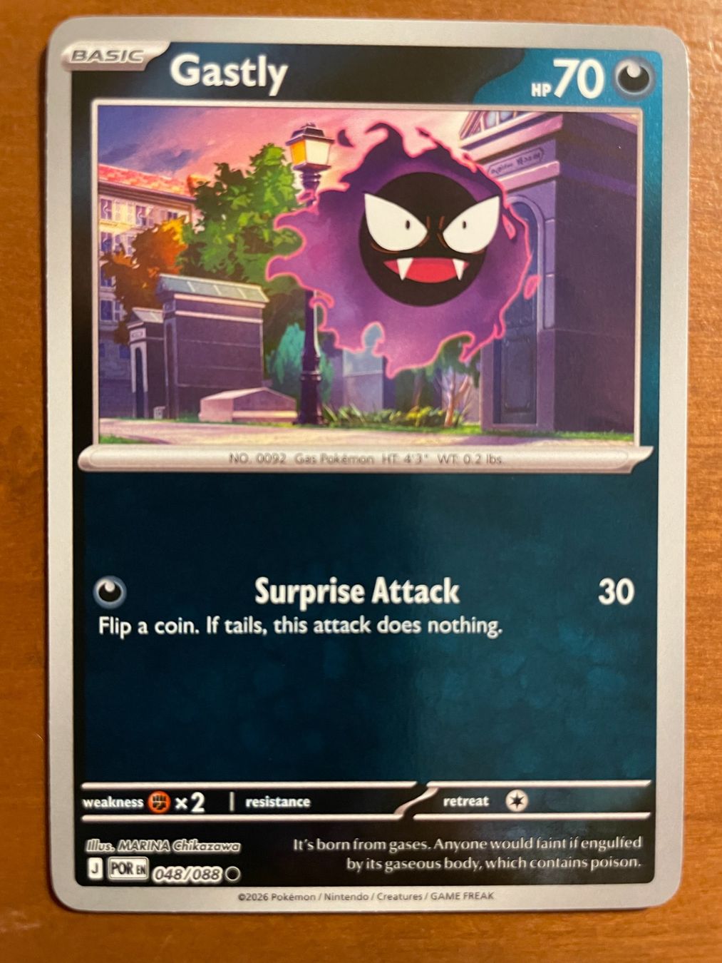 Pokémon Carte collezionabili: Pokemon Gastly Reverse (Versand gratis) – Nuovo (secondo la descrizione) da Chur venduto da Angerson