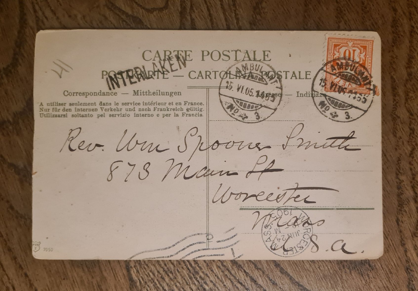 Cartoline postali: Kleine Scheidegg 1905 – Usato da Ebikon venduto da Donar50 1