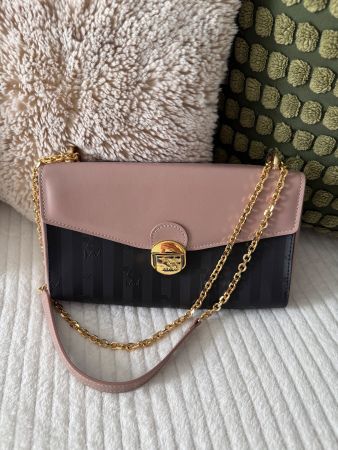Mollerus Umhängetasche Rosa / Schwarz / Gold