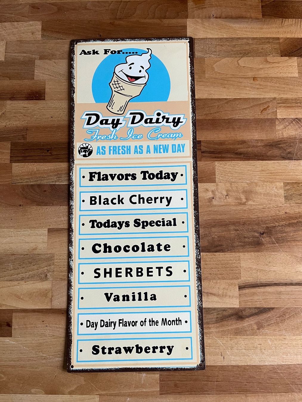Insegne: Vintage Day Dairy Schild – Nuovo (secondo la descrizione) da st. gallen venduto da ludifigos