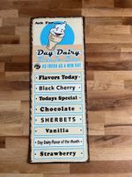 Vintage Day Dairy Schild