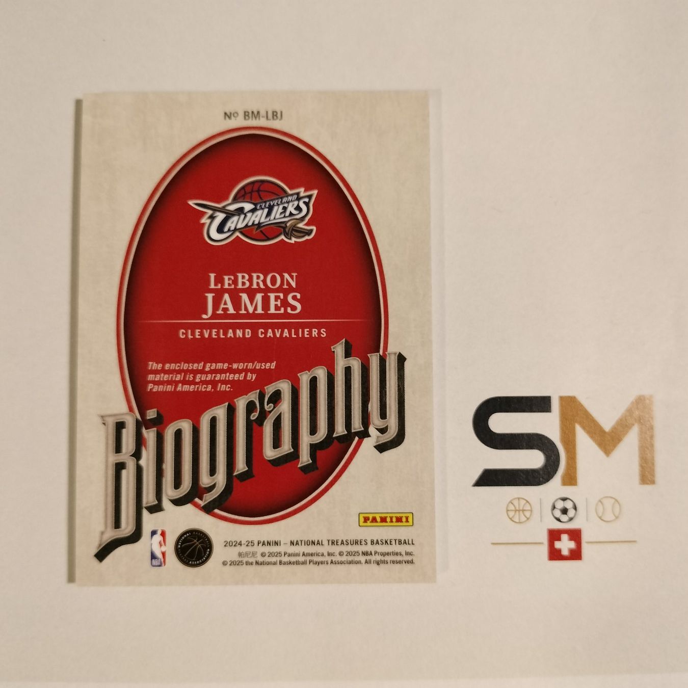 Panini Carte collezionabili: LeBron James Biography Materials /99 – Nuovo (secondo la descrizione) da Bern venduto da SportsMemos 3
