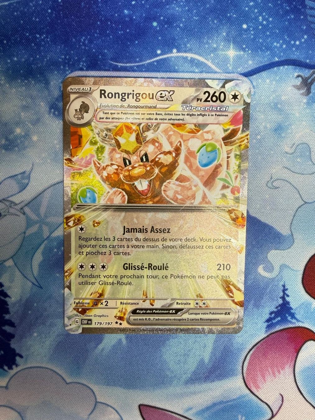 Pokémon Carte collezionabili: Rongrigou EX - OBF 179 FR – Nuovo (secondo la descrizione) da Courgenay venduto da ScamBoxOff