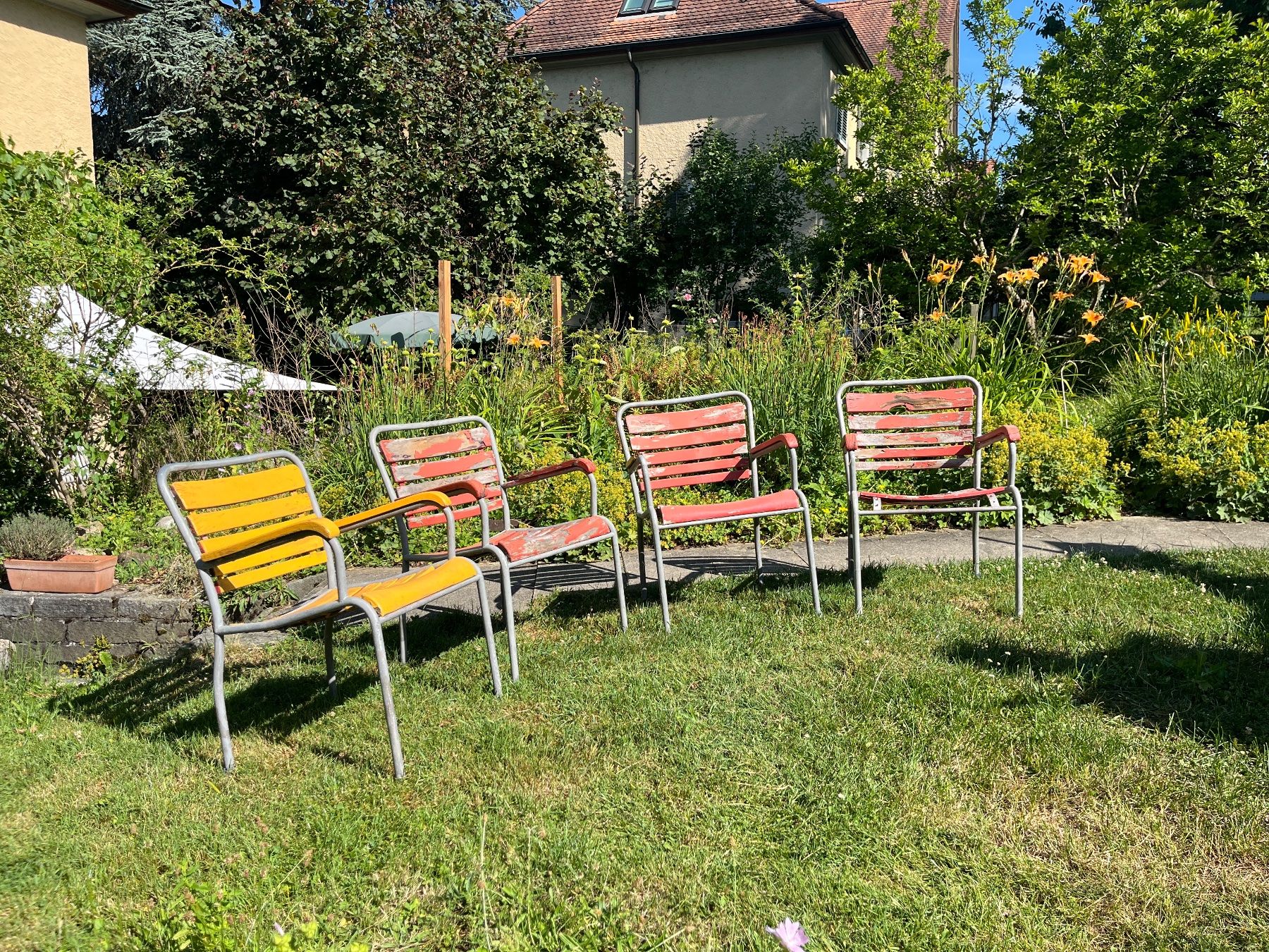 Sedie: Stuhl Garten Vintage Holz – Usato da Zürich venduto da schweinsbraten 1