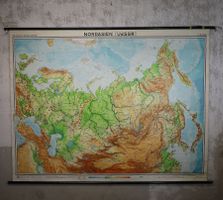 XL Schulwandkarte "UDSSR, Nordasien"