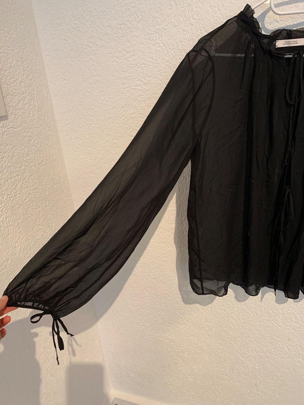 Blusen: DOROTHEE SCHUMACHER Bluse schwarz Gr. M / L – Gebraucht aus Fislisbach von KolibriSecondhand 6
