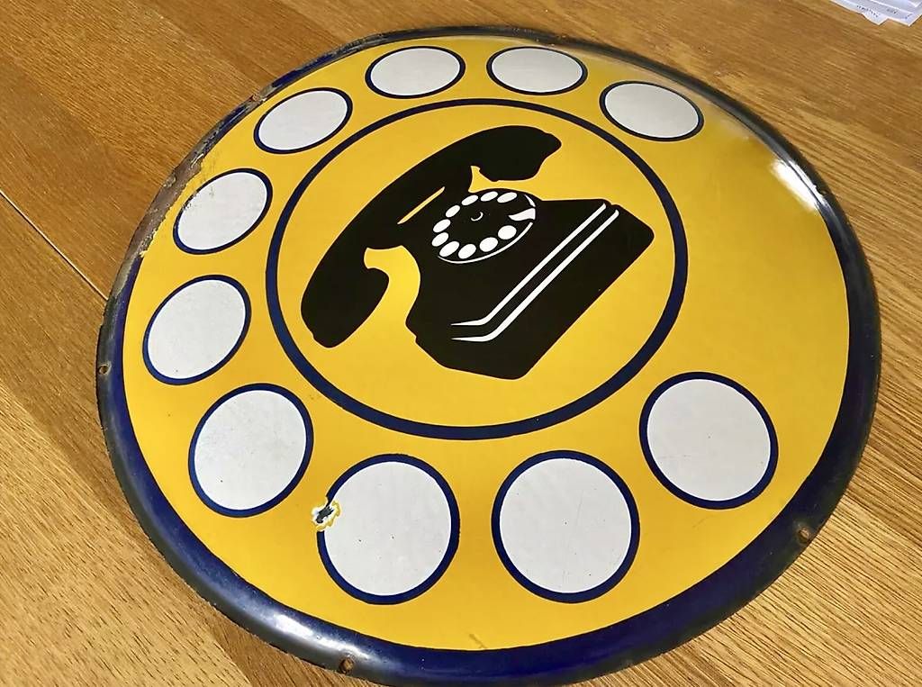 Schilder: Insegna telefonica smaltata - emailschild - schild  – Gebraucht aus Minusio von dsf_7sfg 1