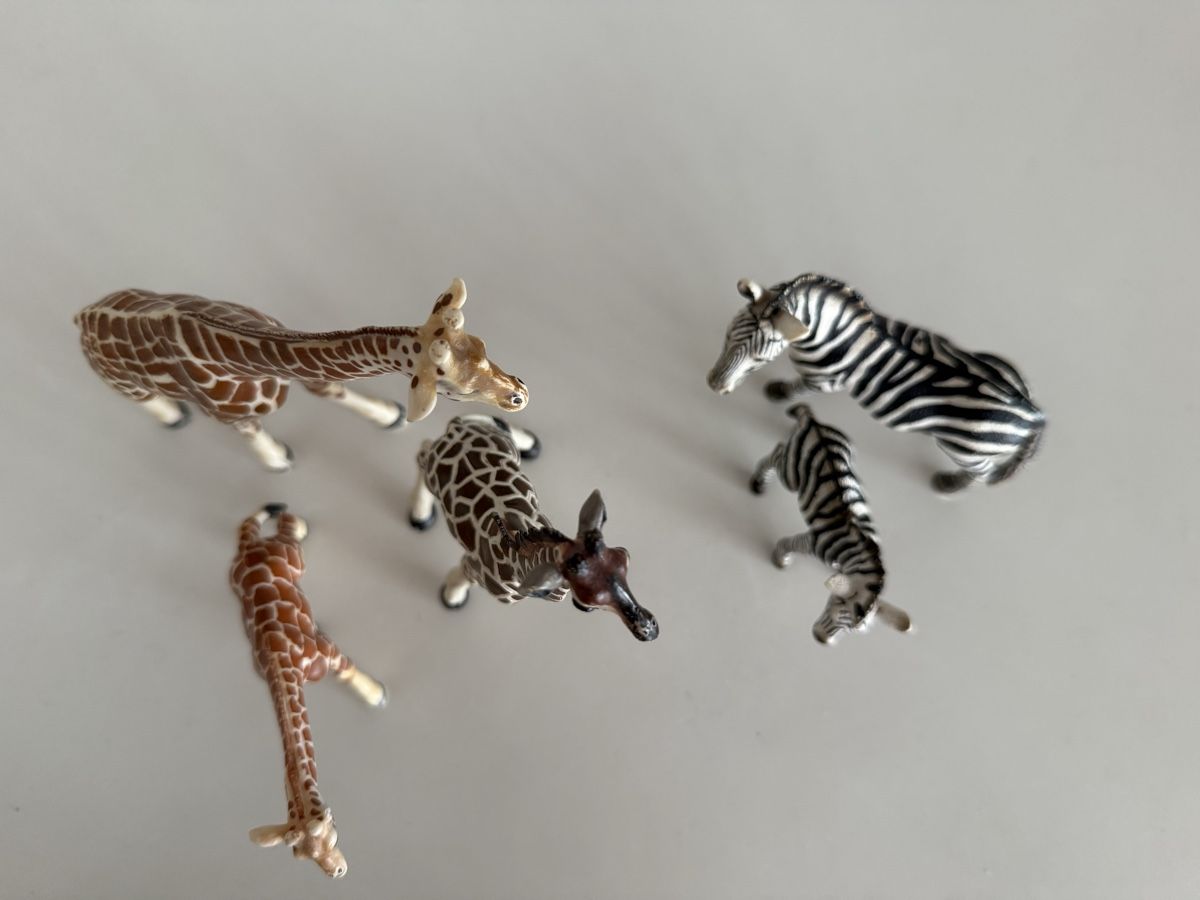 Schleich Giocattoli: 3 Giraffen 2 Zebra Schleich – Usato da Zürich venduto da Mothai 4