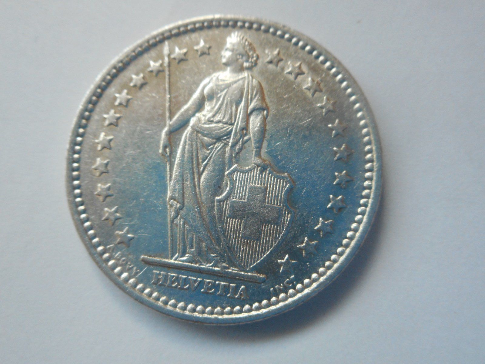 Alle Münzen: 2 Fr. 1912 silber  vorz+  rar – Gebraucht aus Kriegstetten von pizlad2010 3