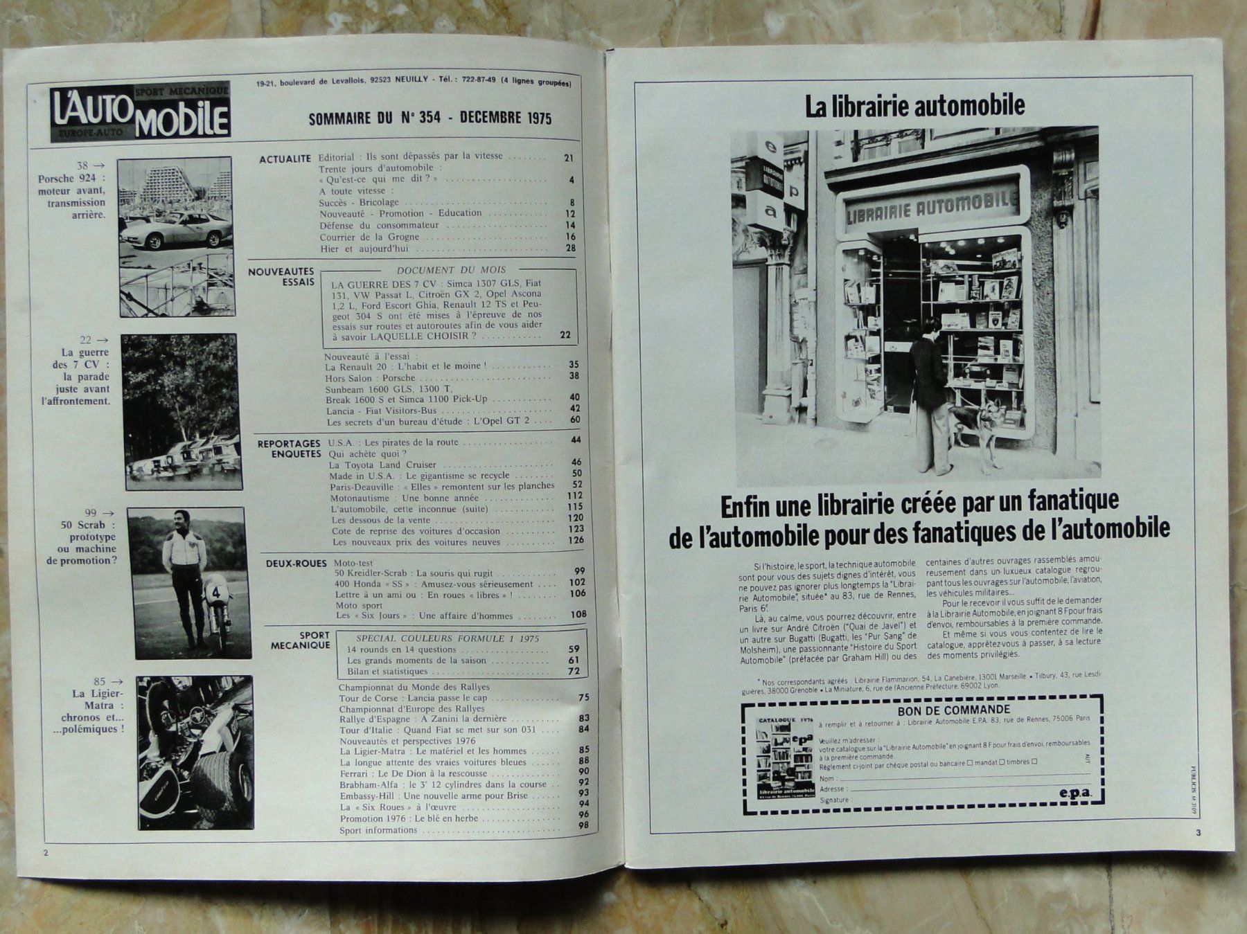Riviste & Magazine: 3 numéros L'AUTOMOBILE 1973/1975 – Usato da Killwangen venduto da cyrano56 5