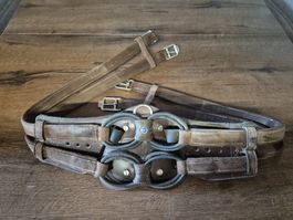Stübben EquiSoft Ledergurt Sattelgurt 140cm