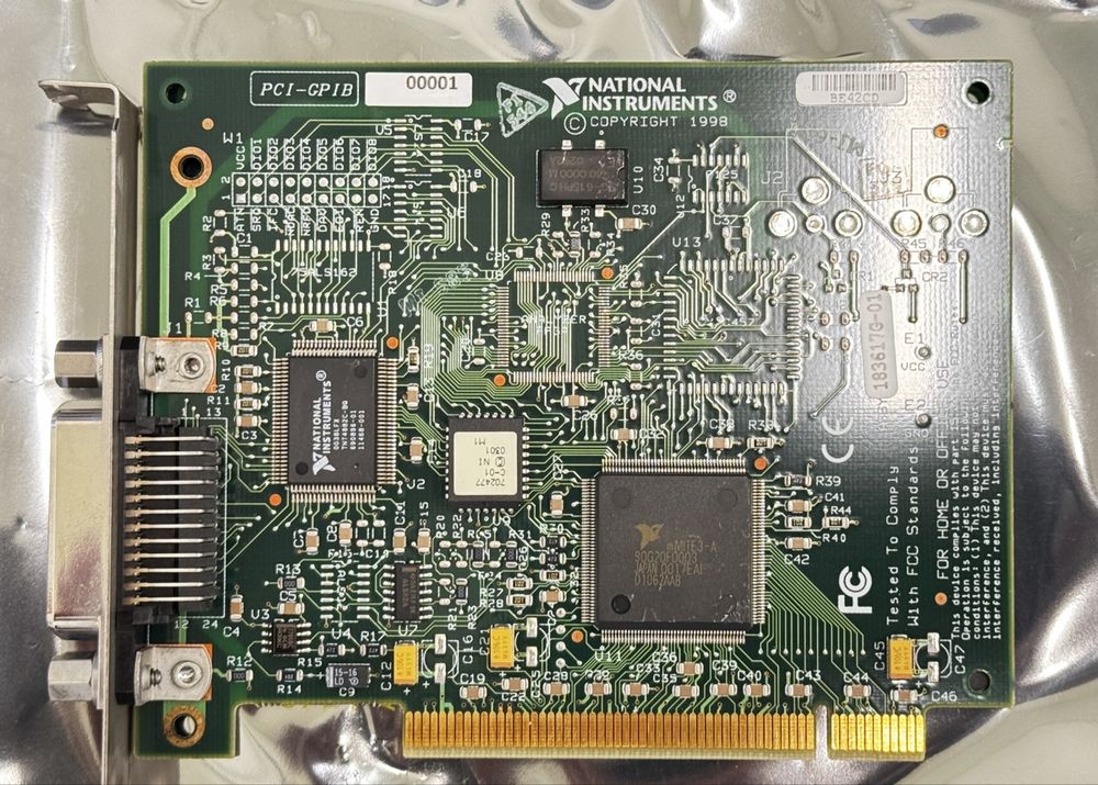 NATIONAL INSTRUMENTS NI PCI-GPIB 188513E-01L INTERFACE CONTROLLER ADAPTER CARD e