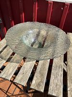 Glasschale 40cm massiv