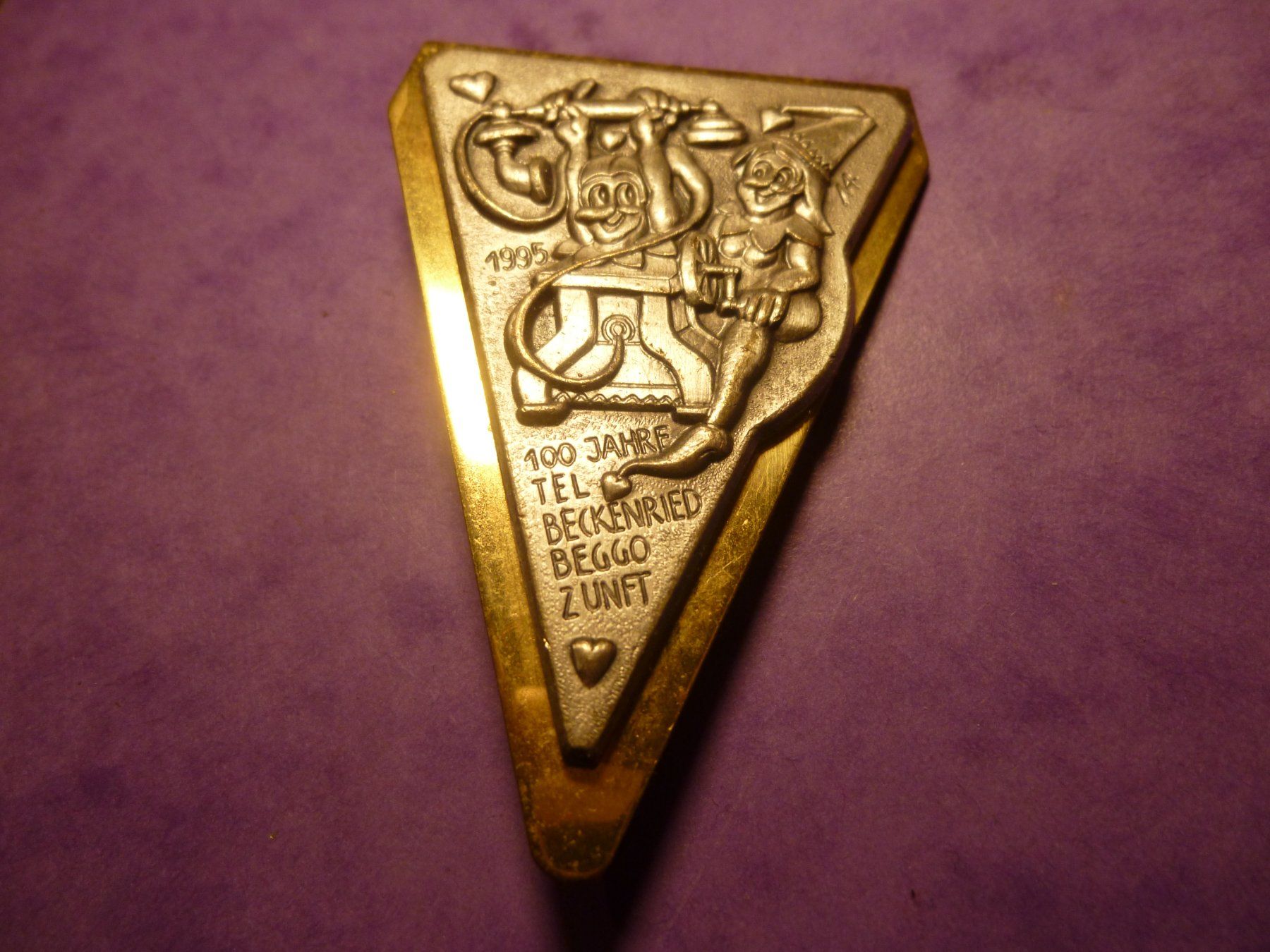 Placchette & Badge: BECKENRIED 1995 GOLD – Usato da Ried (Muotathal) venduto da Mandarin02