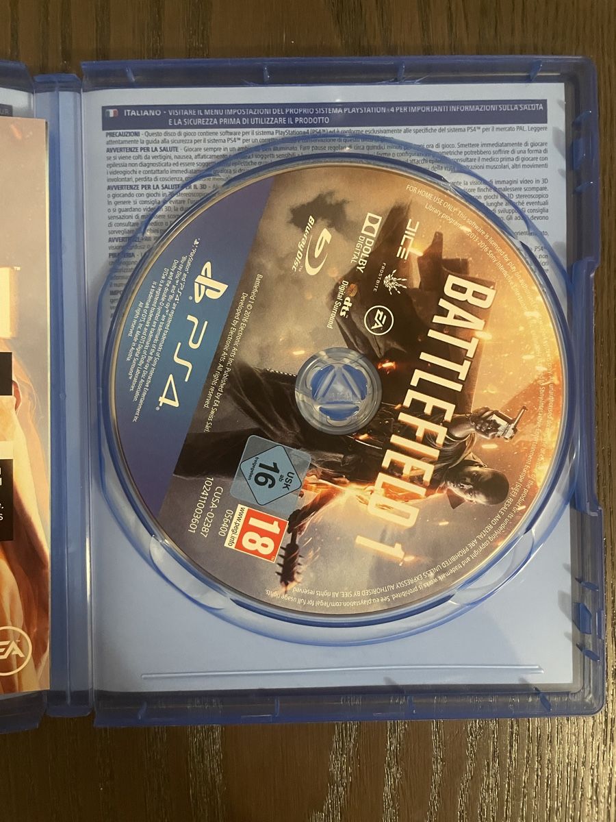 Giochi: Battlefield 1 PlayStation – Usato da Wettingen venduto da gabric58 2