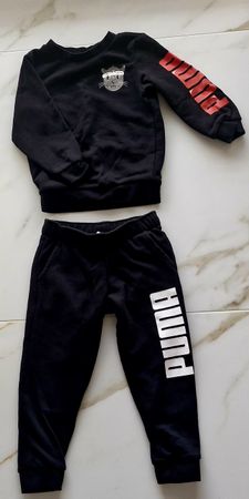 Puma Trainingsanzug, Grösse 98, Top Zustand, Schwarz!