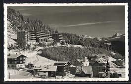 Arosa, Grand Hotel Tschuggen im Schnee