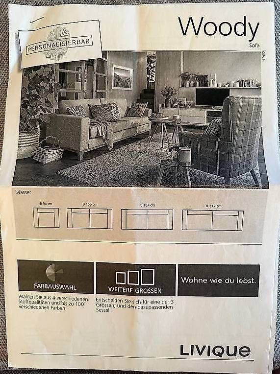 Livique Divani: Woody Sofa 3-sitzig – Usato da Zürich venduto da redokuban 3