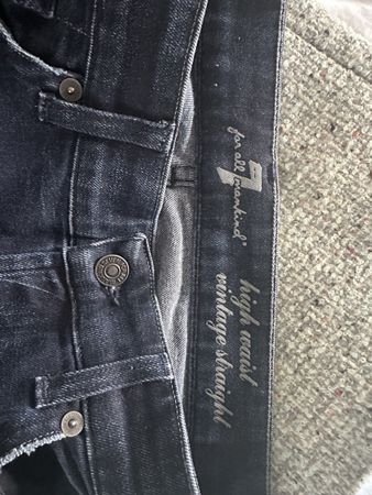 7 For All Mankind Jeans High Waist Vintage Straight 28