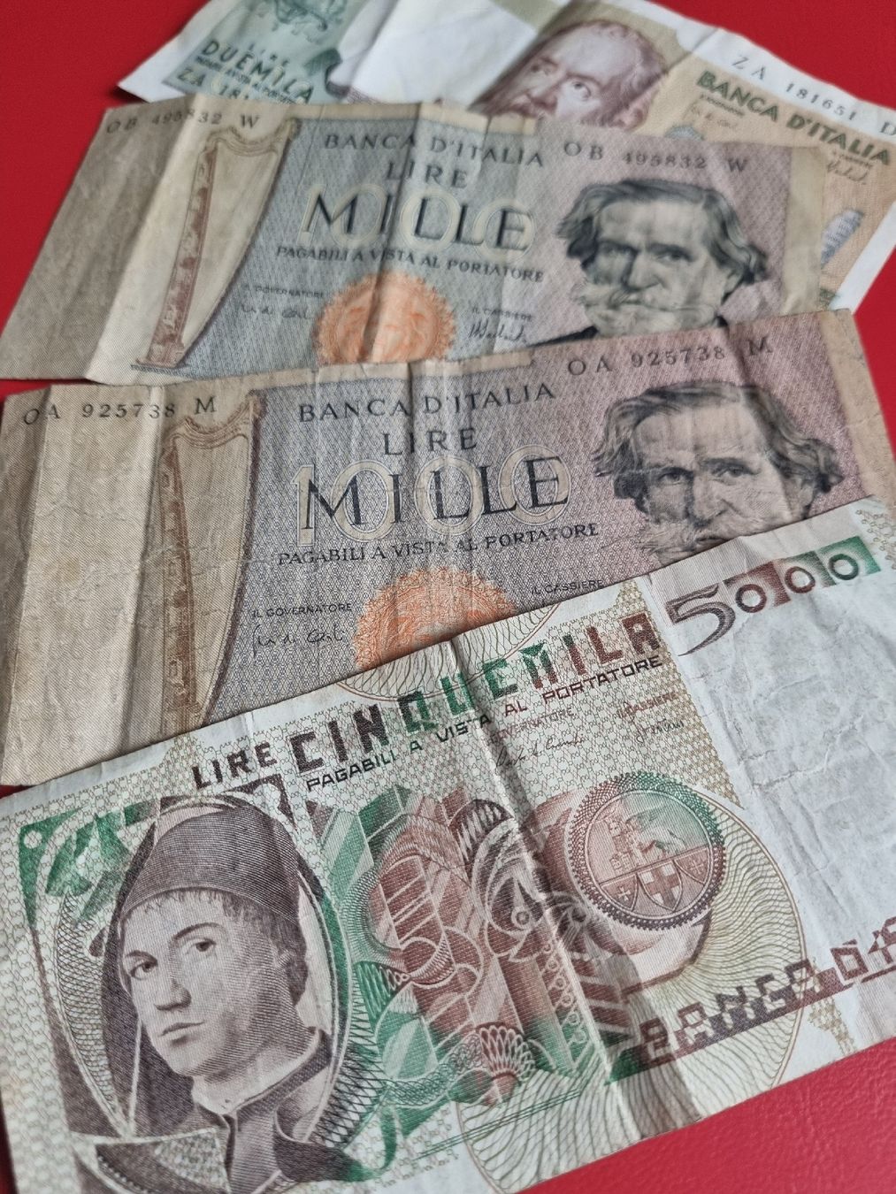 Banconote: SAMMLUNG BANKNOTEN - ITALIEN - AB ALT – Usato da Heimenschwand venduto da rog_p7h9 1