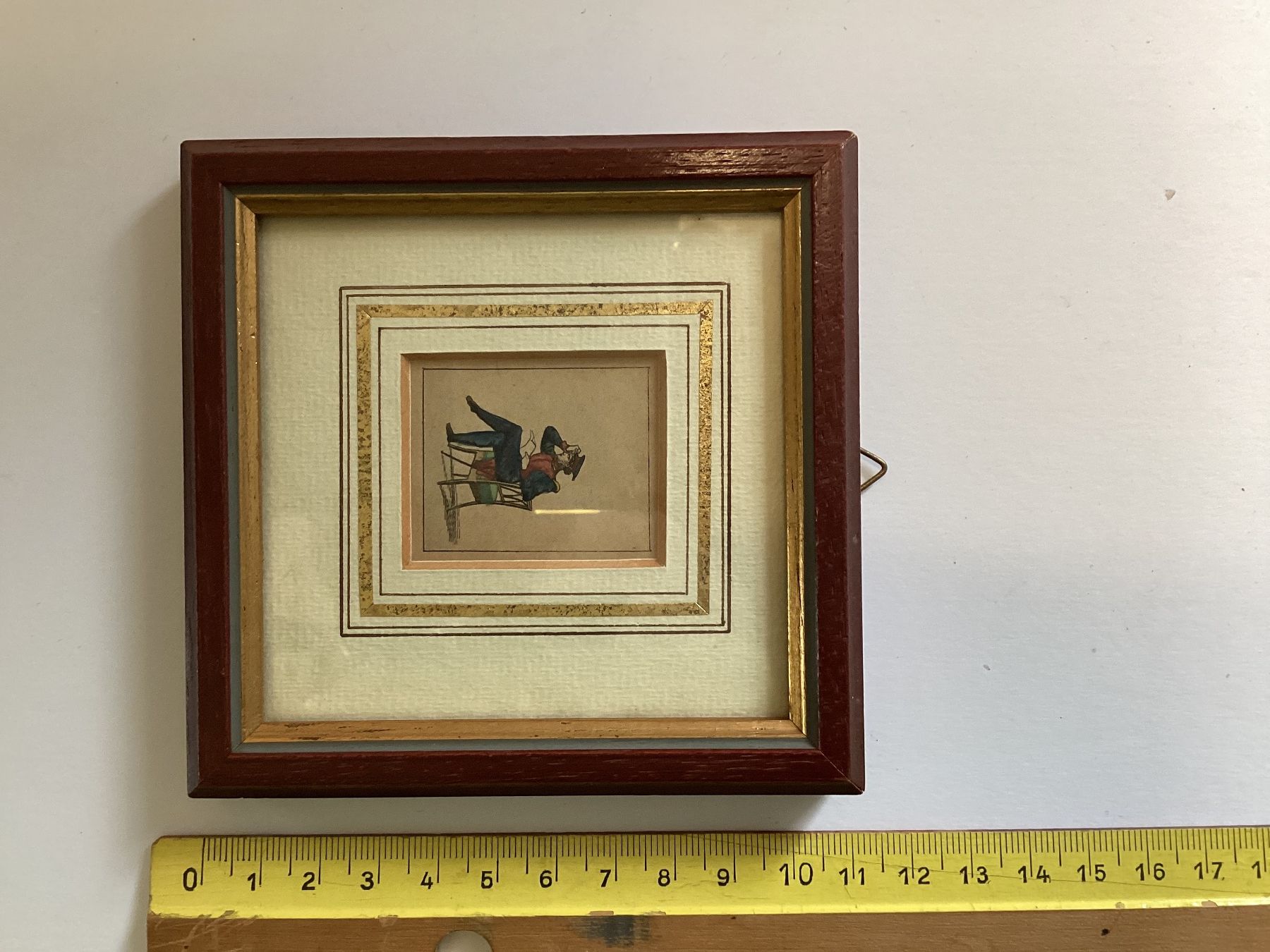 Grafica & Litografie: Altes Miniaturen Bild , altkolorierte Lithographie – Usato da Eglisau venduto da mar_5rn2 5
