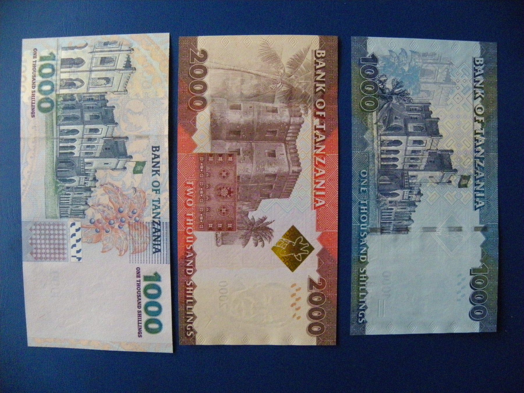 Banknoten: Tansania Noten Set 1000 & 2000 & 1000 Schillinge, Unc – Neu (gemäss Beschreibung) aus Untersiggenthal von Gas61 1